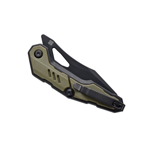 Ніж Hightron Spectron, M390, GFN, зелений, чорний клинок