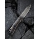 Ніж складаний кишеньковий Civivi Elementum, (7.5 см) Damascus / Carbon Fiber чорний