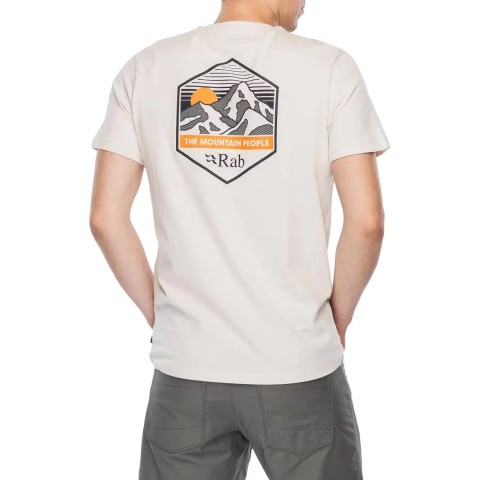 Футболка Rab Stance Mountain Peak Tee XXL ecru