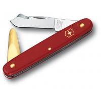 Ніж Victorinox садовий Budding Combi 2 100мм,3функ,черв.мат (блістер)