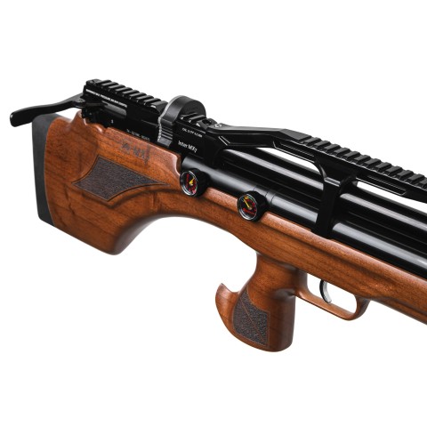 Пневматична Редукторна PCP гвинтівка  Aselkon MX7 Wood  кал. 4.5 дерево