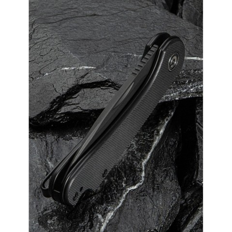 Ніж складаний кишеньковий Civivi Elementum Slip Joint, (7.5 см) 14C28N / G10 чорний