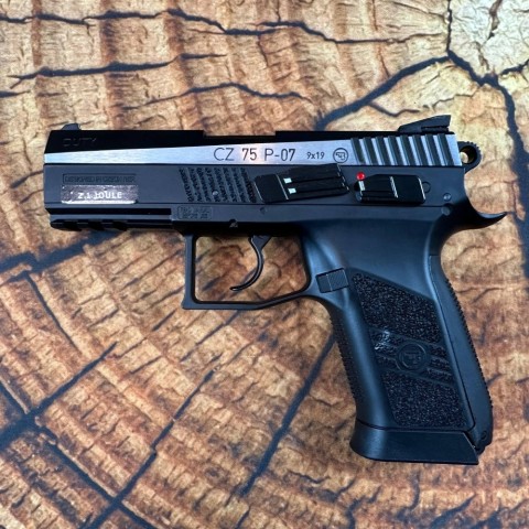 Пневматический пистолет ASG CZ 75 P-07 Duty Nickel Blowback - БУ