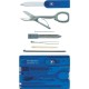 Ніж Victorinox Swisscard 82x54x4мм,10функ,син.прозор