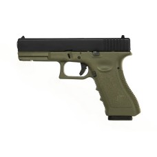 Пистолет страйкбольный Evolution E017 Gas 6 мм OD Green
