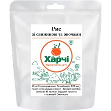 Сушеная еда Харчі Рис со свининой и овощами