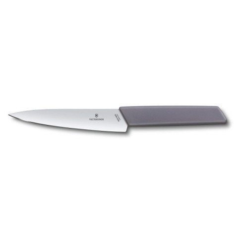 Кухонний ніж Victorinox Swiss Modern Kitchen лезо 15см з фіол. ручкою (блістер)