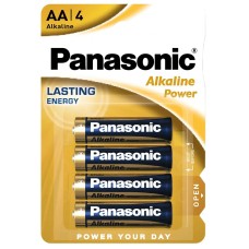 Батарея Panasonic ALKALINE POWER AA BLI 4
