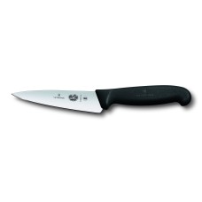 Нож кухонный разделочный Victorinox Fibrox 12 см, черный