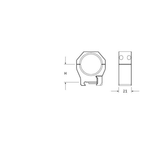 Кольца AUDERE PSR™ Gen2  Diam 30mm H34