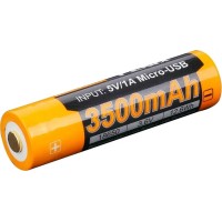 Аккумуляторная батарея Fenix 18650 (3500 mAh) Micro USB
