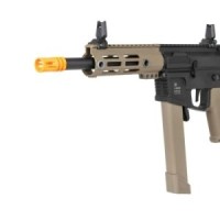 Пістолет-кулемет Specna Arms SA-FX01 Flex Hal Etu with orange discharge device Half-Tan