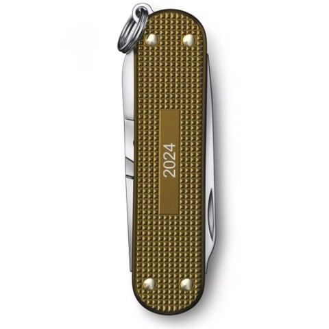 Ніж Victorinox Classic SD Terra Brown 58мм,5функ,ріфл.кор