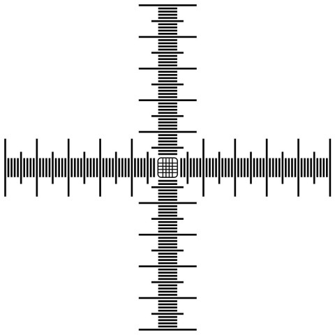 Калібрувальна лінійка SIGETA Slide-2 XY 0.01 мм