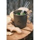 Ложка складана з титану Naturehike Titanium NH19C001-J сіра з мішечком