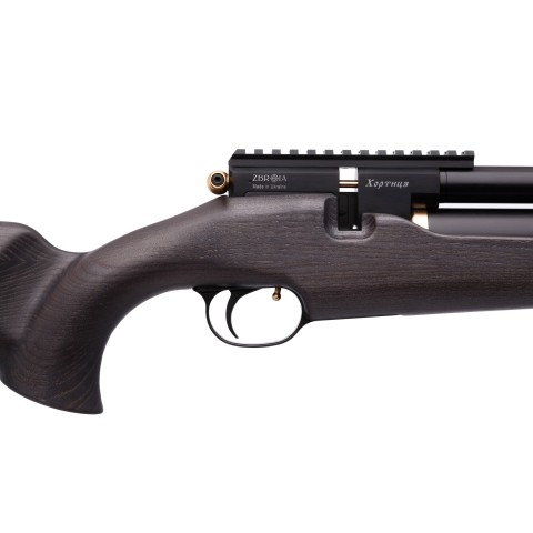 Гвинтівка пневматична PCP ZBROIA Хортиця Classic 4.5m чорна