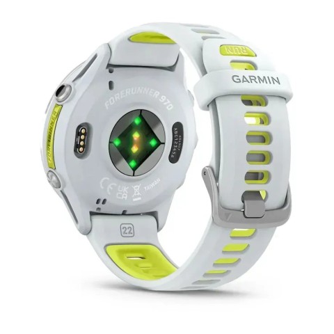 Смарт-часы Garmin Forerunner 970 титан белый/ярко-желтый