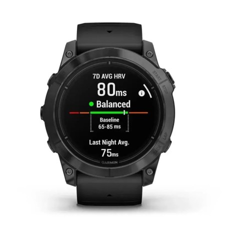 Смарт-часы Garmin epix Pro Gen 2 Standard Edition (51 мм) сланцево-серые с черным ремешком