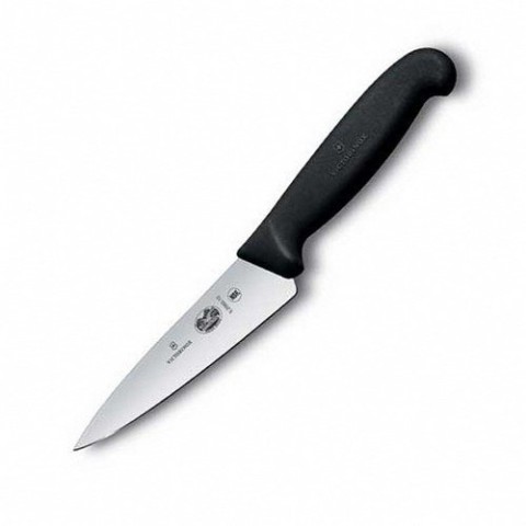 Кухонний ніж Victorinox Fibrox Carving лезо 12см з чорн. ручкою