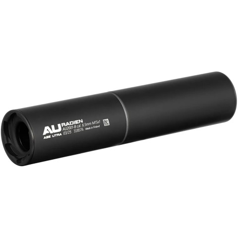 Глушитель ASE UTRA Radien 6.5 мм М15х1, алюминиевый ц:черный