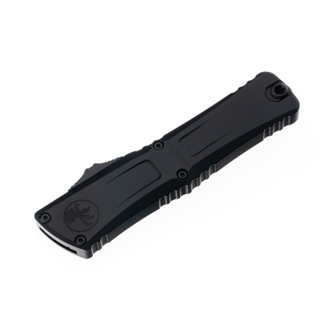 Ніж Microtech Combat Troodon Gen III OTF Iinterceptor Signature tactical, чорний