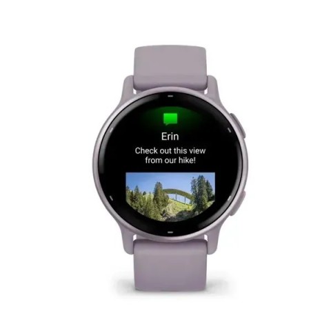 Смарт-годинник Garmin vivoactive 5 орхідеєвий із безелем металік