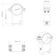 Кольца Vector Optics Стальные 30 мм Weaver высокие