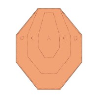 Мішень з гофрокартону 460х580 IPSC класична