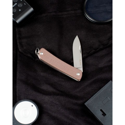 Багатофункціональний ніж Ruike Criterion S11, (5.3 см) 12C27 / G10 коричневий