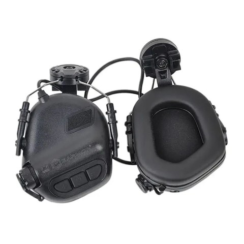 Активні навушники Earmor M31H, з тримачем ARC Rails на каску black