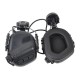 Активні навушники Earmor M31H, з тримачем ARC Rails на каску black