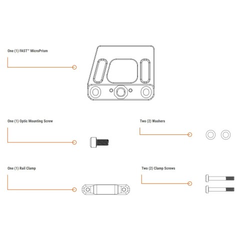 Крепление Unity FAST MicroPrism, H-2.26