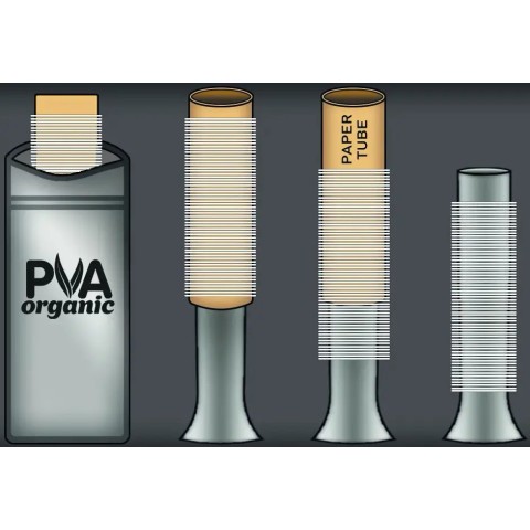 Пва-сітка Katran PVA mesh refill 25mm 100m (solid plastic can)