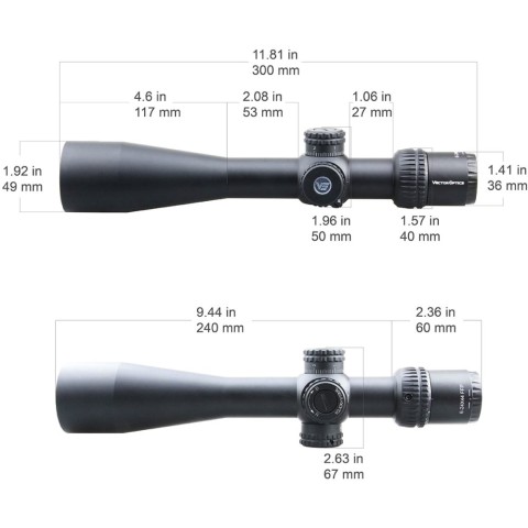 Оптичний приціл Vector Optics Veyron 6-24x44 (30mm) FFP