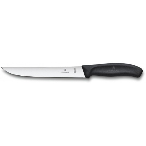 Кухонний ніж Victorinox SwissClassic Carving лезо 18см з чорн. ручкою (блістер)