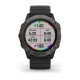 Смарт-часы Garmin fenix 6X Sapphire Edition серые DLC с черным ремешком