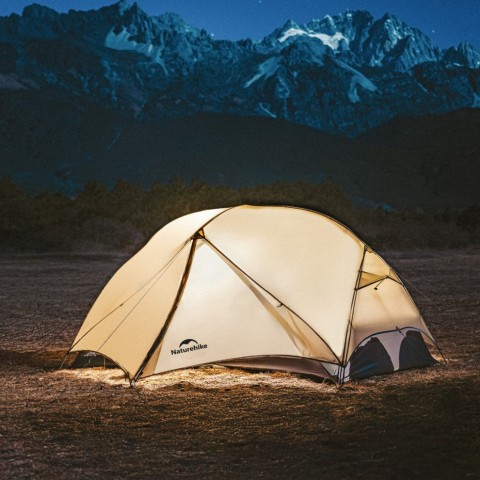 Намет надлегкий двомісний Naturehike Mongar CNK2550WS016, 15D, сiрий