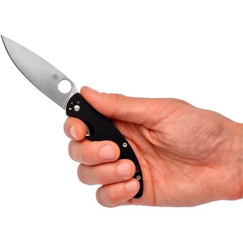 Нож Spyderco Astute, 8Cr13MoV, G-10 ц:black
