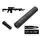 Глушник розбірний 2в1 з ДГК AFTactical S44M24 6.5 Creedmoor 5/8