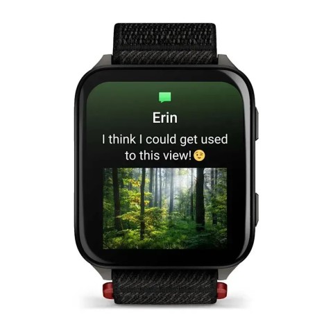 Смарт-часы Garmin Venu X1 черно-сланцевый титан с черным нейлоновым ремешком ComfortFit