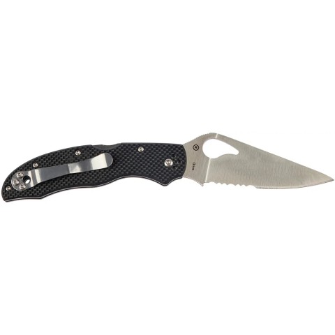 Нож Spyderco Byrd Harrier 2, 8Cr13MoV, G-10, полусеррейтор ц:black