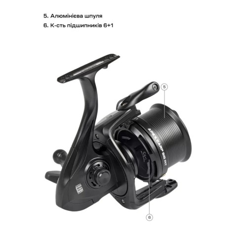Котушка Brain Apex Carp Big Pit 8000 6+1BB 4.1:1
