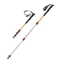 Трекінгова палиця 3-сек. Naturehike Men ST 01 6061 AL NH17D001-Z, алюміній,  золотиста