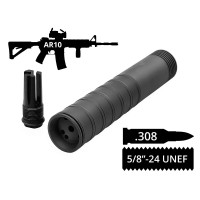Газорозвантажений пбс 2в1 з полум'ягасником AFTactical S44GF24 .308 5/8