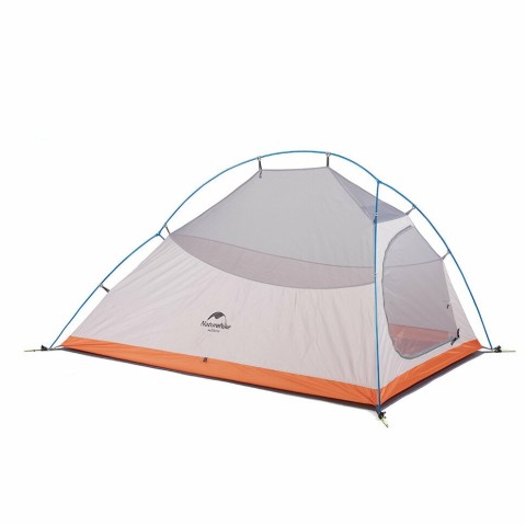 Намет надлегкий двомісний  з футпринтом Naturehike Cloud Up 2 Updated NH17T001-T, 210T, помаранчевий
