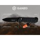 Ніж складаний туристичний Ganzo G7453P-WS ( 9 см) 440С / G10 чорний текстурований