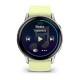 Смарт-часы Garmin Venu 4 (45 мм) серебристый с цитроновым силиконовым ремешком