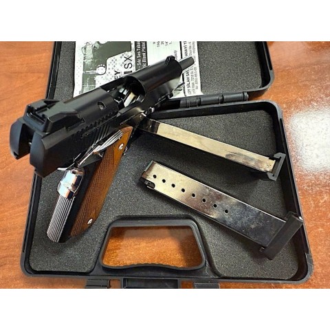 KUZEY 911-SX#2 Black/Brown Wooden Grips + магазин УЦІНКА