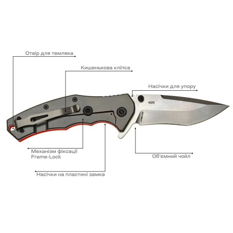 Нож Skif Griffin II SW ц:orange