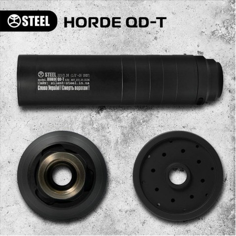 Глушитель STEEL HORDE QD-T SMALL 223 1/2*28
